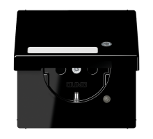 Розетка Schuko с крышкой Jung LS1520NAKLKOSW
