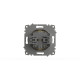 Розетка с крышкой и заземлением ELBI Zena Vega 609-010300-218