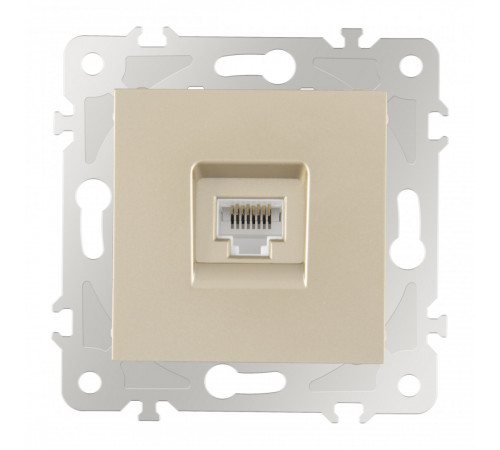 Розетка RJ45 Arte Milano 203.45-1.shampan Розетка RJ45 Arte Milano 203.45-1.shampan