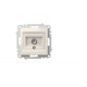 Розетка для TV с экраном (проходная) ELBI Zena Vega 609-010200-272