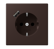 Розетка 2K+З USB Typ A Jung LC1520-18A252