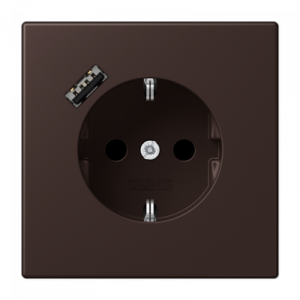 Розетка 2K+З USB Typ A Jung LC1520-18A252