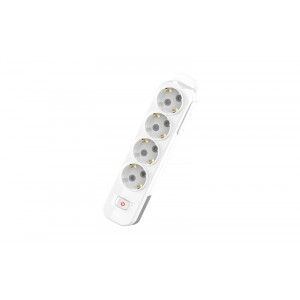 Колодка с/з 4вх с защитными шторками с включателем ELBI Myra 527-010200-402