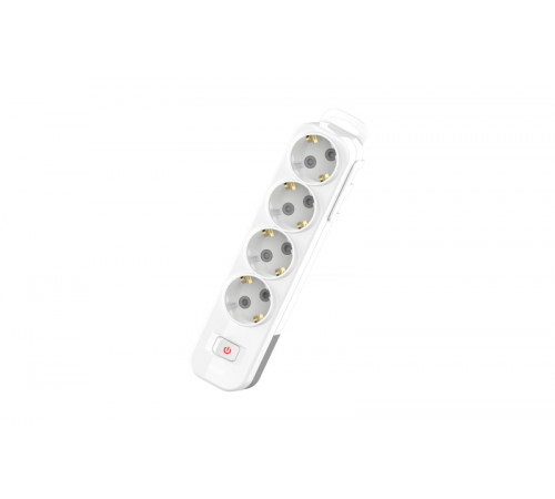Колодка с/з 4вх с защитными шторками с включателем ELBI Myra 527-010200-402