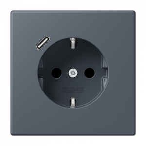 Розетка 2K+З USB Typ C Jung LC1520-18C262