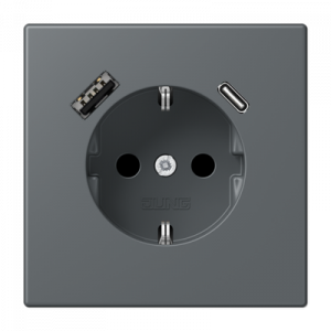 Розетка 2K+З USB Typ AC Jung LC1520-15CA202