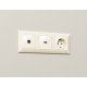 Комплект механизма розетки HDMI 2.0 40V/500mA 2.0GHz 5-18Gbit/s Ambrella Volt Alfa MA334010