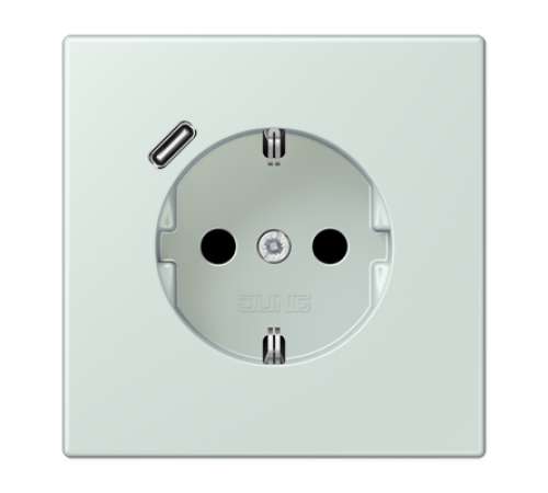 Розетка 2K+З USB Typ C Jung LC1520-18C215 Розетка 2K+З USB Typ C Jung LC1520-18C215