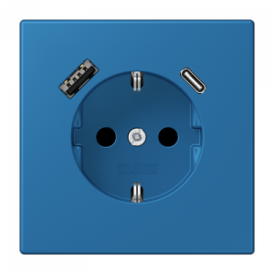 Розетка 2K+З USB Typ AC Jung LC1520-15CA211