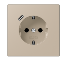 Розетка 2K+З USB Typ C Jung LC1520-18C243