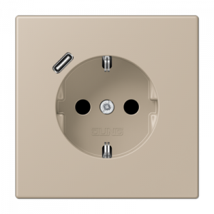 Розетка 2K+З USB Typ C Jung LC1520-18C243