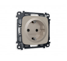 Комплект механизма розетки с/з на винтовых зажимах Ambrella Volt Omega MO366010