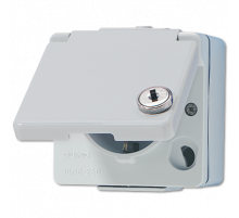 Розетка штепсельная Schuko Jung 620WSL