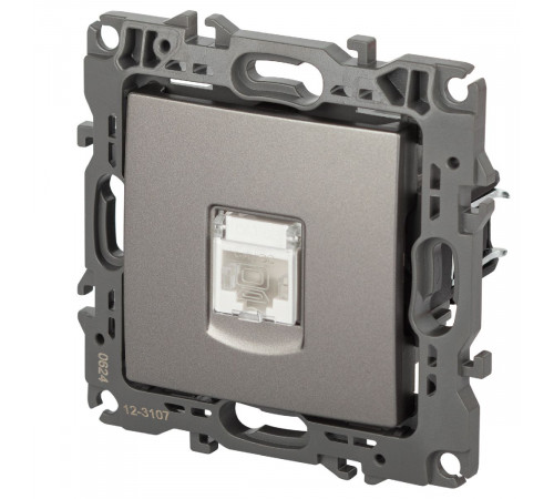 Розетка компьютерная RJ45 Эра 12-3107-16 Б0065716 Розетка компьютерная RJ45 Эра 12-3107-16 Б0065716