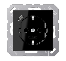 Розетка 2K+З USB Typ C Jung A1520-18CSW