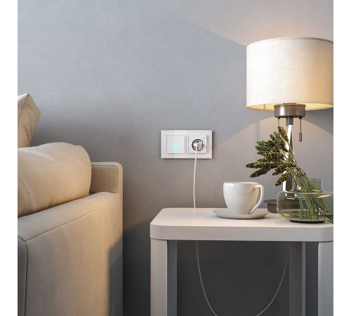 Розетка Wi-Fi Werkel белый W1171601 4690389176067 Розетка Wi-Fi Werkel белый W1171601 4690389176067