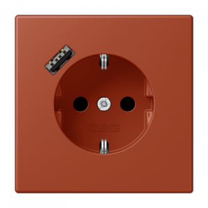 Розетка 2K+З USB Typ A Jung LC1520-18A232