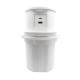 Блок розеток LK-PRF (3 секции полуавтоматический 1 USB + 1 type-C беспроводная зарядка) Mebax 00-00002872