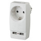 Разветвитель электрический Эра SP-1e-USB-W Б0026332