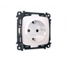 Комплект механизма розетки с/з на винтовых зажимах Ambrella Volt Omega MO206010