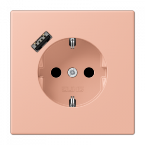 Розетка 2K+З USB Typ A Jung LC1520-18A231