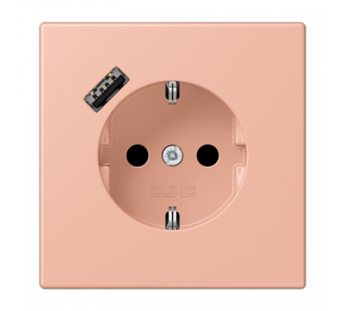 Розетка 2K+З USB Typ A Jung LC1520-18A231 Розетка 2K+З USB Typ A Jung LC1520-18A231