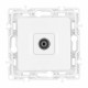 Розетка TV Arte Milano 217.43-1.white