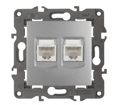 Розетка 2хRJ45 Эра 14-3108-03 Б0034310 Розетка 2хRJ45 Эра 14-3108-03 Б0034310