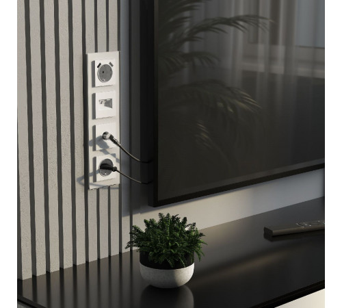 Розетка с заземлением, шторками и USBх2 Werkel 4690389191992 W1171561 a062406 Розетка с заземлением, шторками и USBх2 Werkel 4690389191992 W1171561 a062406