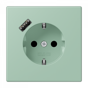 Розетка 2K+З USB Typ A Jung LC1520-18A217