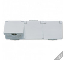 Розетка штепсельная Schuko Jung 623NAW