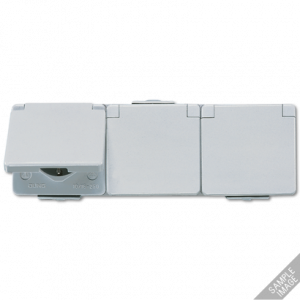 Розетка штепсельная Schuko Jung 623NAW