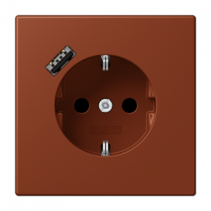 Розетка 2K+З USB Typ A Jung LC1520-18A247