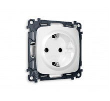 Комплект механизма розетки с/з на винтовых зажимах Ambrella Volt Omega MO126010