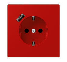 Розетка 2K+З USB Typ A Jung LC1520-18A227