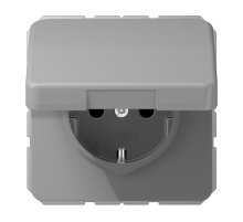 Розетка штепсельная Schuko Jung CD1520BFKIKLGR