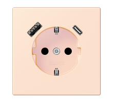 Розетка 2K+З USB Typ AC Jung LC1520-15CA226