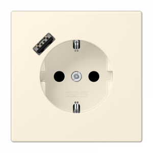 Розетка 2K+З USB Typ A Jung LC1520-18A245