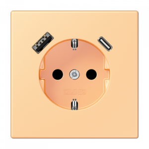 Розетка 2K+З USB Typ AC Jung LC1520-15CA258