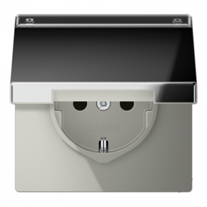 Розетка штепсельная Schuko Jung GCR1520NAKL