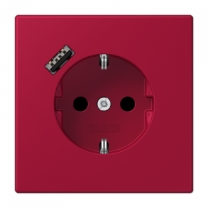 Розетка 2K+З USB Typ A Jung LC1520-18A229