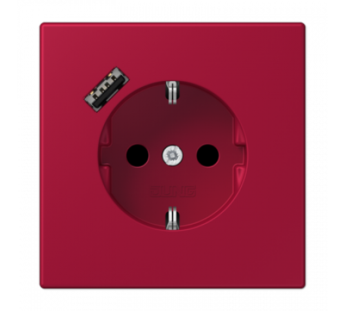 Розетка 2K+З USB Typ A Jung LC1520-18A229 Розетка 2K+З USB Typ A Jung LC1520-18A229