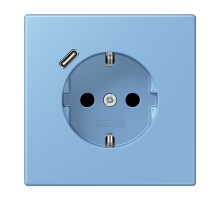 Розетка 2K+З USB Typ C Jung LC1520-18C256