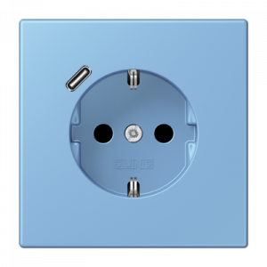 Розетка 2K+З USB Typ C Jung LC1520-18C256