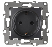 Розетка 2P+E Schuko со шторками Эра 12-2102-05 Б0014691