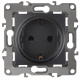 Розетка 2P+E Schuko со шторками Эра 12-2102-05 Б0014691