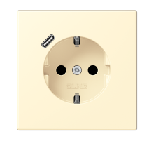 Розетка 2K+З USB Typ C Jung LC1520-18C201