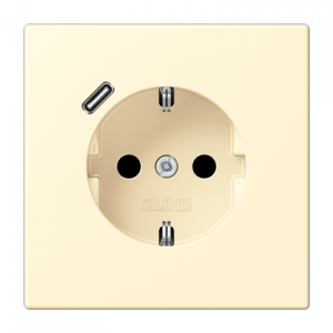 Розетка 2K+З USB Typ C Jung LC1520-18C201