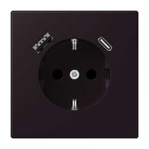 Розетка 2K+З USB Typ AC Jung LC1520-15CA248