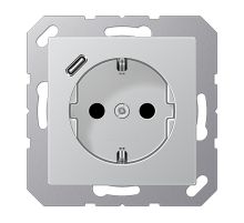 Розетка 2K+З USB Typ C Jung A1520-18CAL
